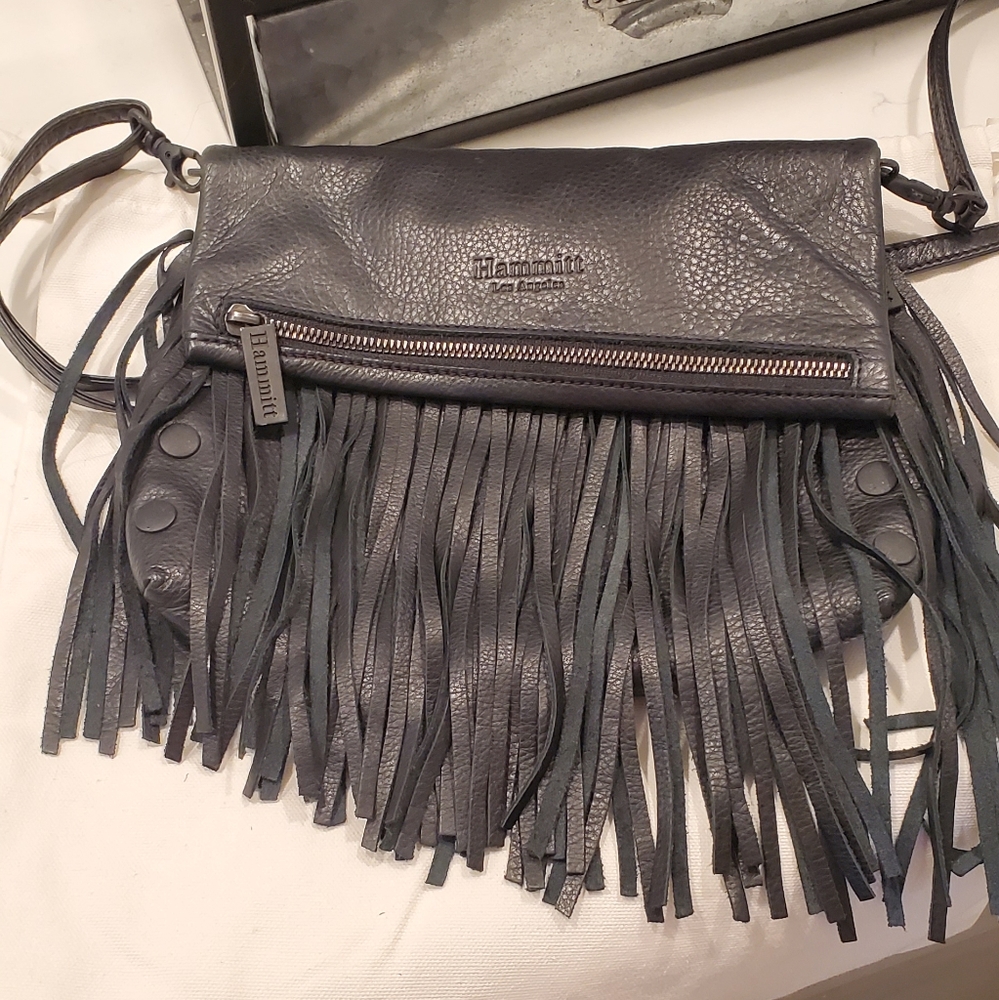 Hammitt vip fringe leather crossbody